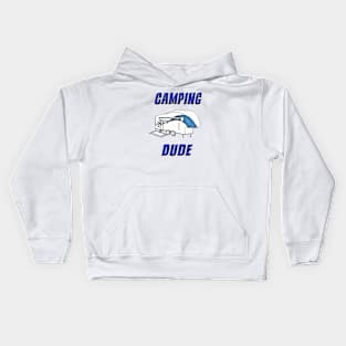 Camping Dude Kids Hoodie